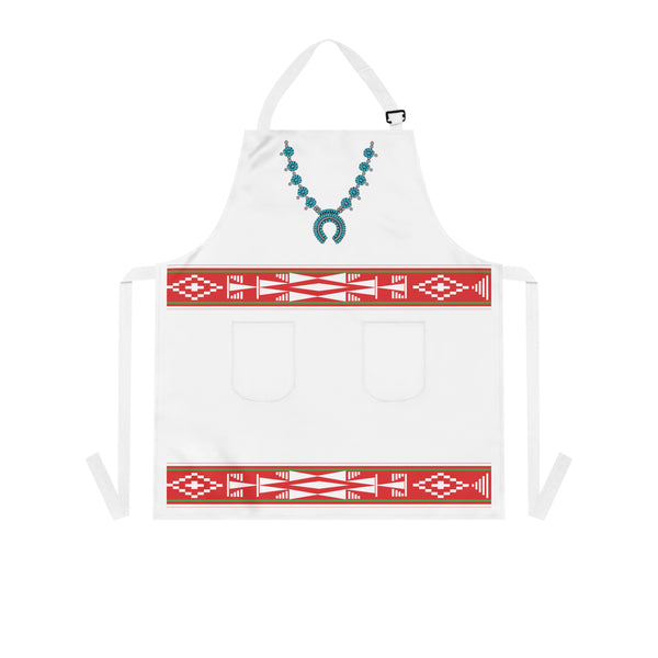 Navajo Squash Blossom Apron (AOP) (Apparel)