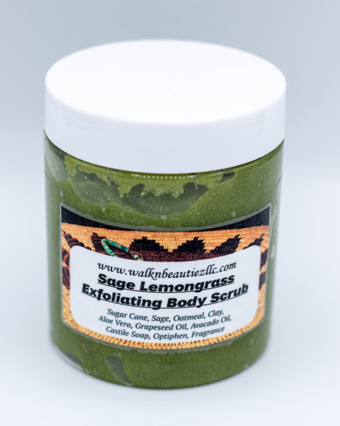 Sage Lemongrass Exfoliating Body Scrub (8oz.)